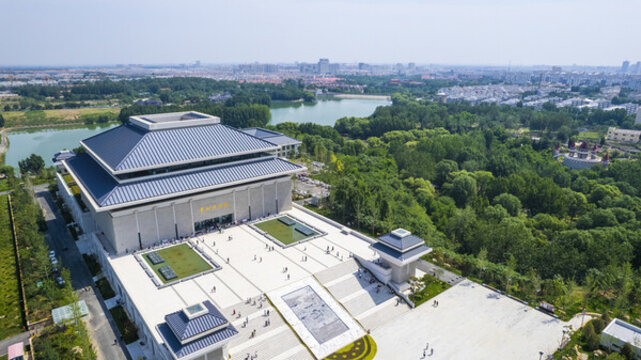 青州博物館新館建筑風景