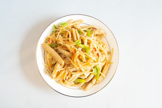 莜面卷炒土豆絲