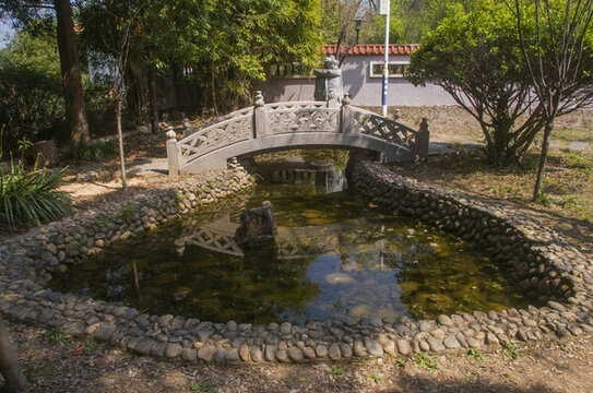小橋流水庭園風景