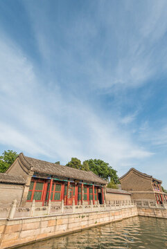 中國北京頤和園古代建筑
