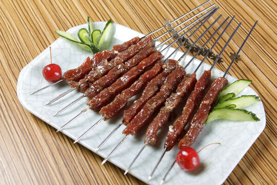 黑椒牛肉串