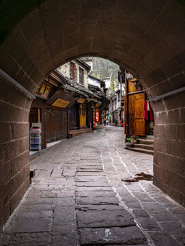 古鎮(zhèn)清晨
