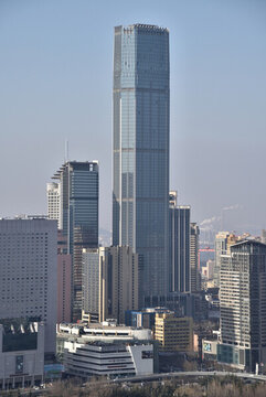 大連國(guó)貿(mào)中心城市建筑風(fēng)光