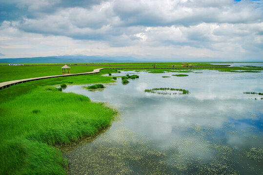 四川阿壩花湖濕地公園