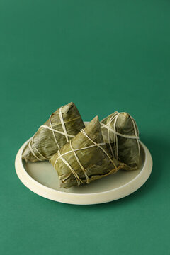端午節(jié)粽子海報(bào)美食場(chǎng)景圖