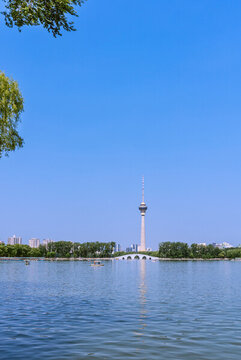 中國北京玉淵潭公園風(fēng)光