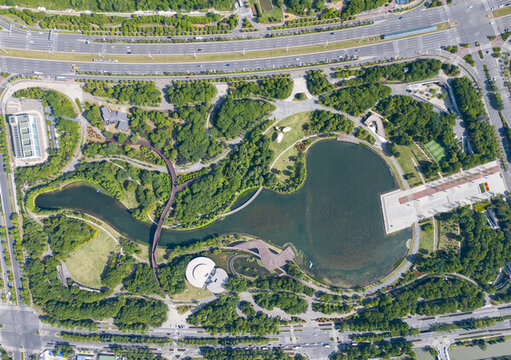 南京城市風光南京國際友誼公園
