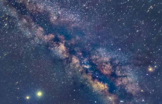 夜晚下的銀河