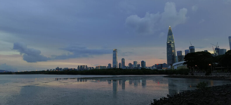 深圳灣公園黃昏