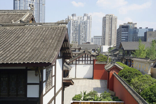 成都太古里包圍的大慈寺