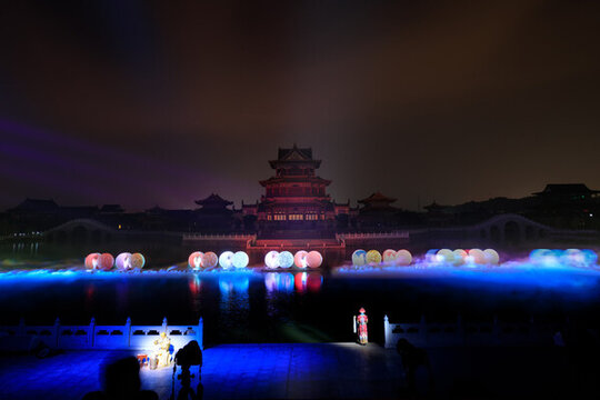 橫店火燒圓明園大型實景演出
