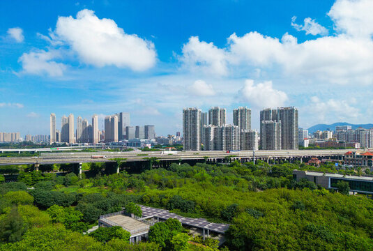 泉州城市高樓建筑