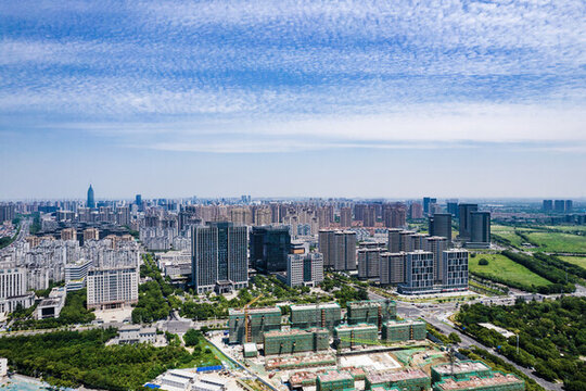 常州天寧區(qū)城市風光航拍