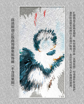 抽象油畫