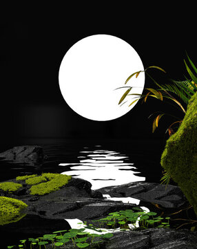 月亮場(chǎng)景圖
