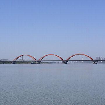 橘黃色的橋