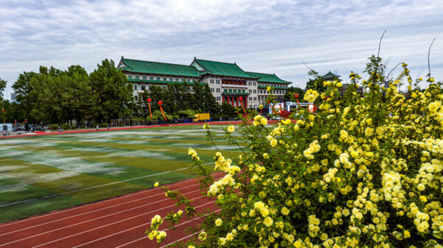 夏日里的長春吉林大學(xué)校園景