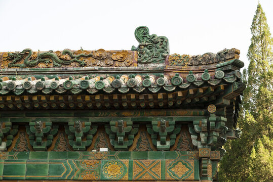 北海公園九龍壁脊檐