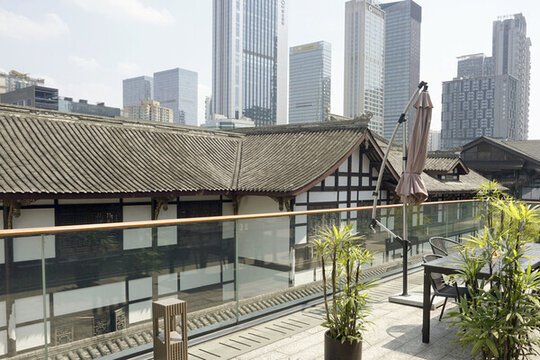 成都太古里商圈都市禪林大慈寺