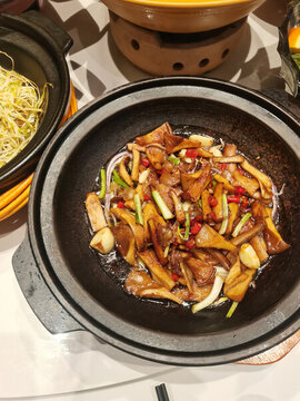 杏鮑茹炒肉