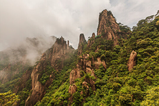 中國江西上饒三清山風光