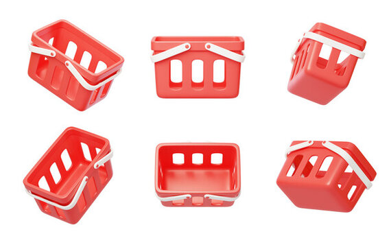網(wǎng)購購物籃子超市采購網(wǎng)3D