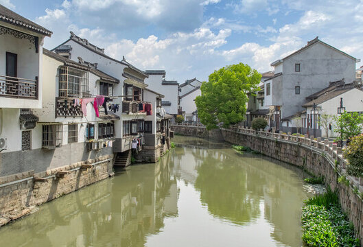上海老城早晨