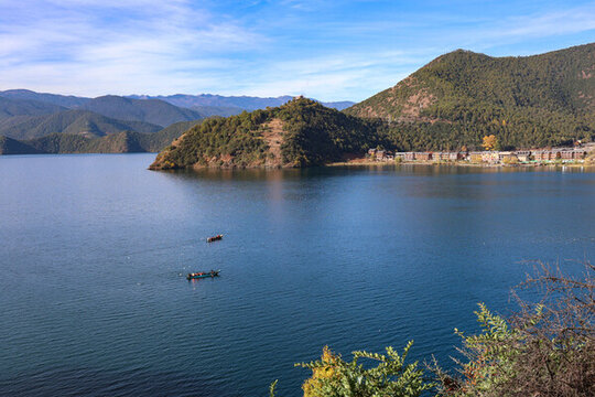 中國(guó)云南瀘沽湖