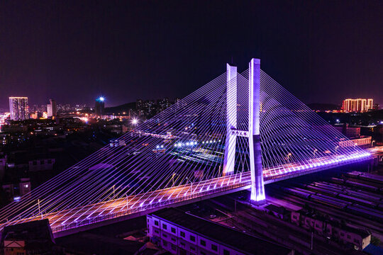 徐州和平大橋夜景