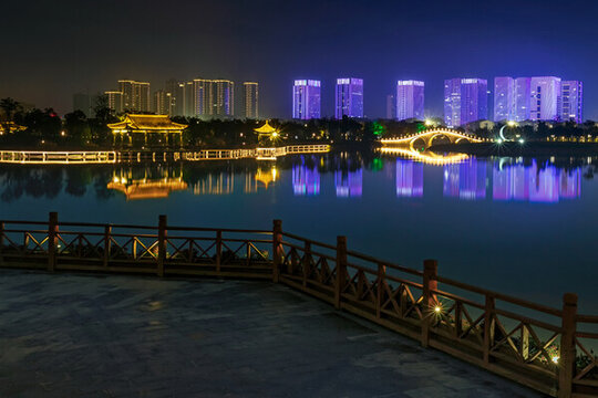 九龍湖夜景