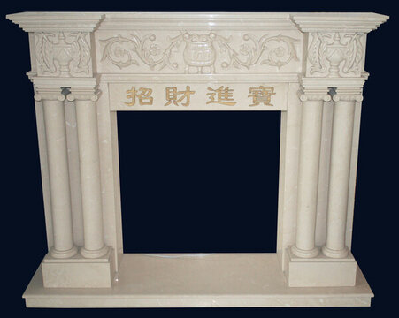壁爐家居裝飾雕刻藝術(shù)石材工藝