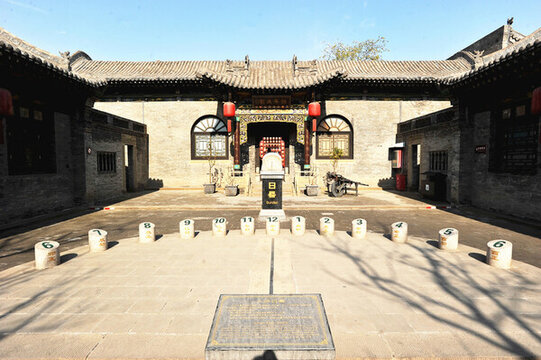 山西晉中喬家大院建筑陳設(shè)