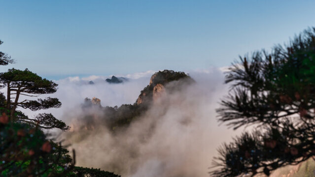 江西三清山仙境云海風(fēng)光