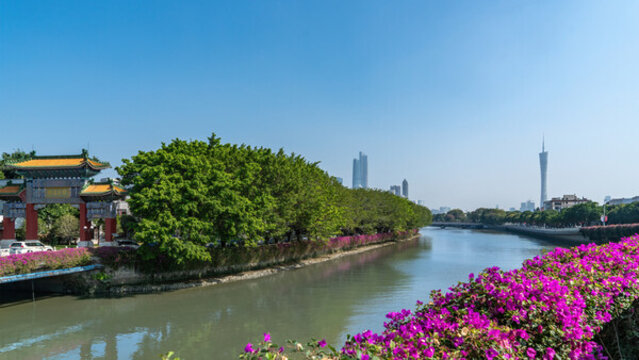 廣州珠江兩岸岸風(fēng)光
