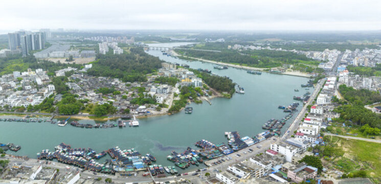 海南潭門漁港