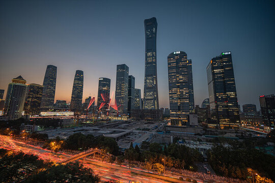 北京國(guó)貿(mào)cbd夜夜景