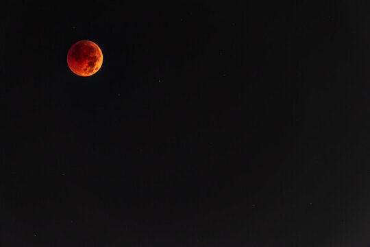 月亮月球血月超级红月亮