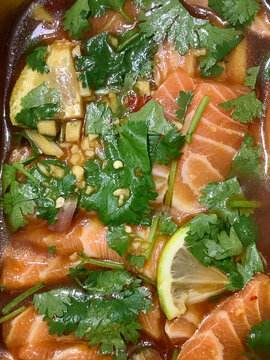 生腌三文魚