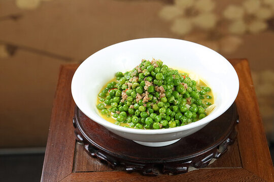 甜豆肉沫