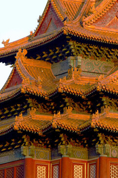 古建筑房檐特寫