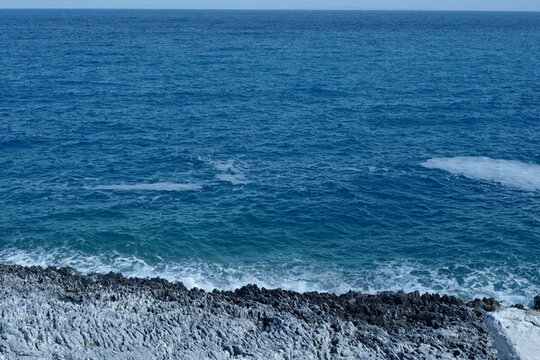 圣托里尼的海