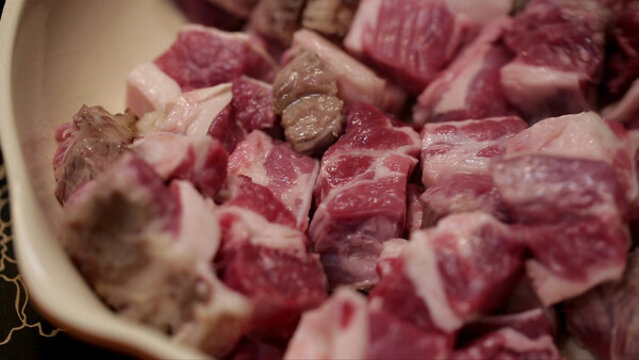 切牛腩肉牛霖肉炒牛肉塊