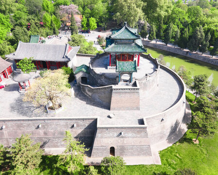 邯鄲叢臺(tái)公園航拍
