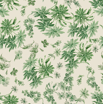 滿版花卉