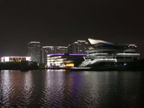 萬(wàn)豪酒店夜景