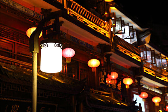 古鎮(zhèn)路燈
