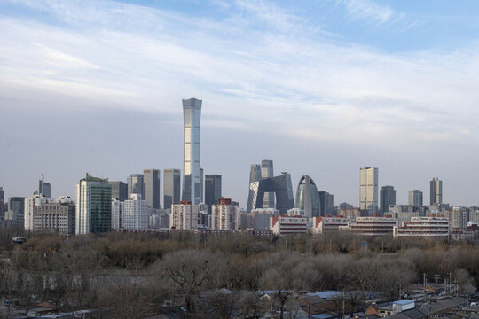 北京國貿(mào)城市天際線