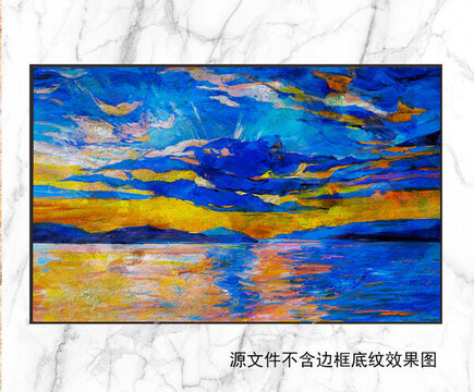 抽象油畫