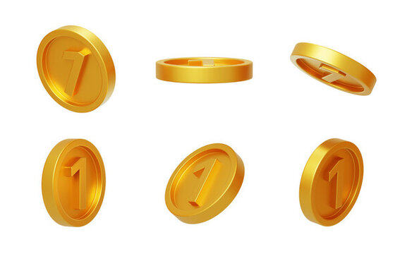 價(jià)值幸運(yùn)金幣金額數(shù)字生日3D