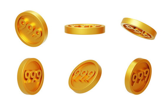 價值幸運金幣金額數(shù)字永恒3D